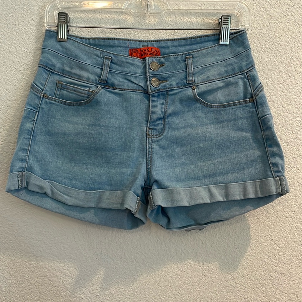 Wax jeans, short, jean shorts. Size M